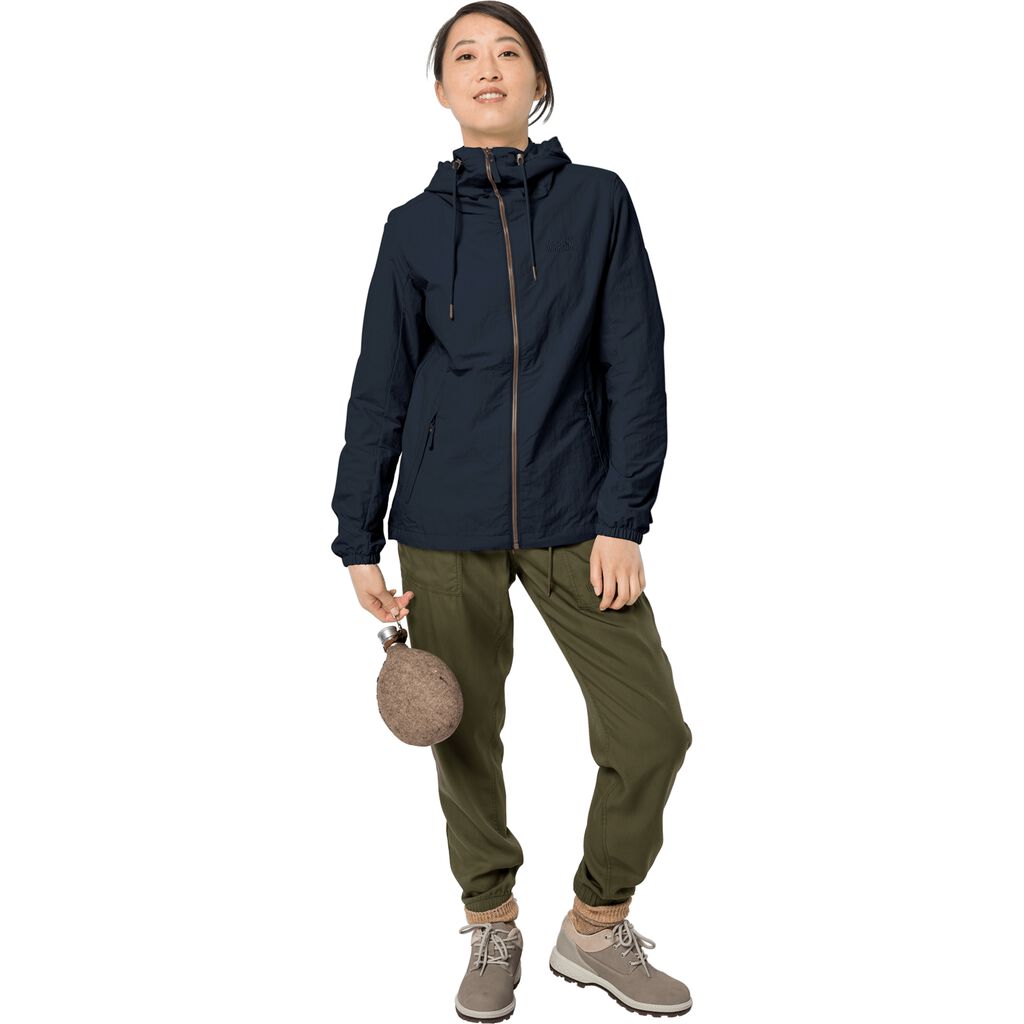 Jack Wolfskin LAKESIDE Vestes Femme Bleu - PCDXMRE-04